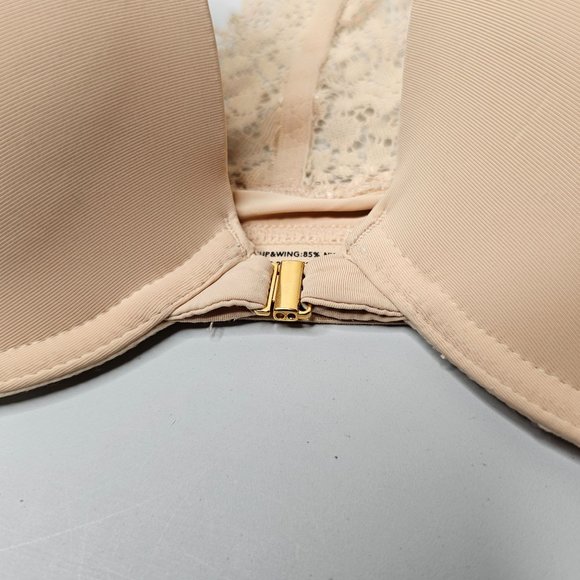 Lively Size 32C The Front Close T Shirt Bra Racerback Lightly Lined Underwire - Picture 2 of 5